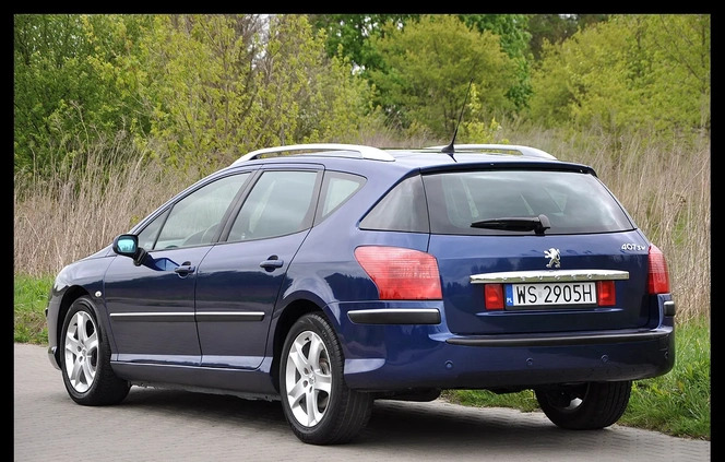 Peugeot 407 cena 15999 przebieg: 217000, rok produkcji 2008 z Siedlce małe 562